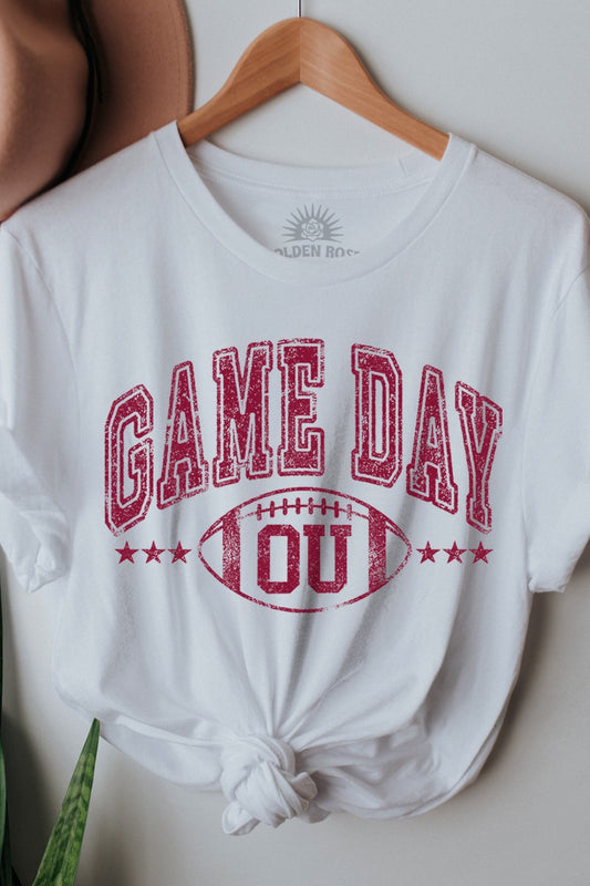 OU Football Game Day Oversized Tee