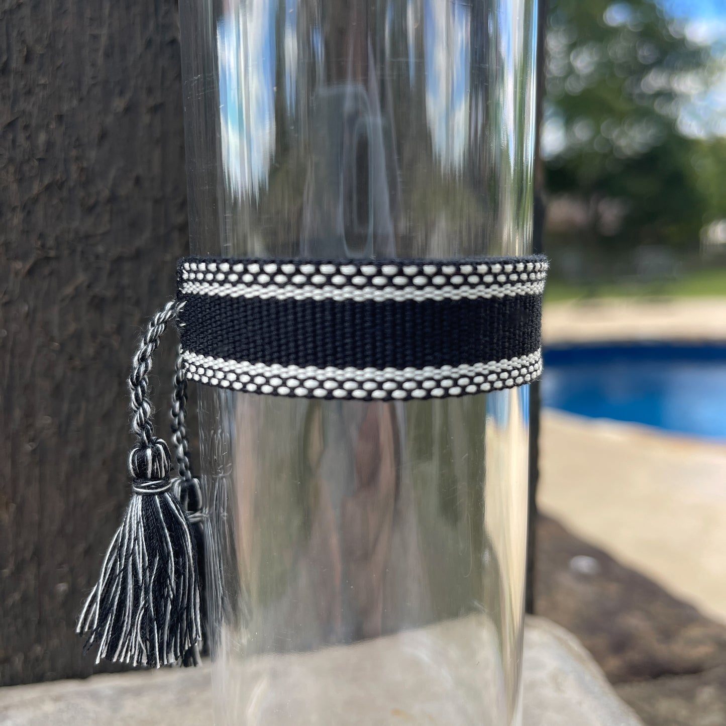 Custom Black & White Bracelet