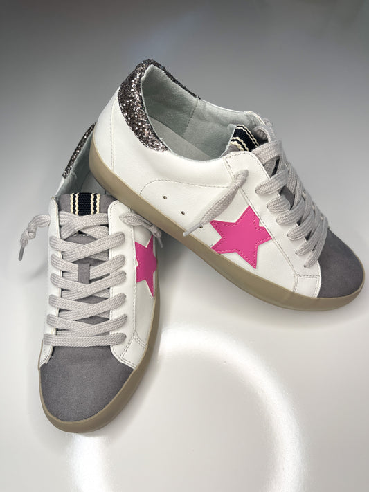 Seriously Pink Star Sneaker