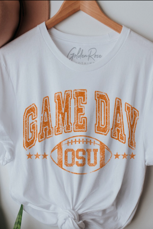 OSU Football Game Day Oversized Tee