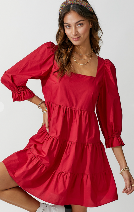 Southern Charm Red Dress